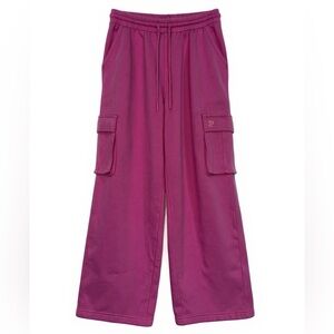 PINK Victoria's Secret Magenta Wide Leg Pants